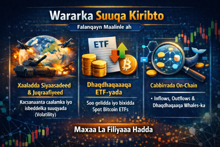 Falanqaynta Maalinlaha ah ee Suuqa Kiribto 01-ka Marso2026