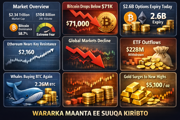 Falanqaynta Maalinlaha ah ee Suuqa Kiribto 06-ka Marso 2026