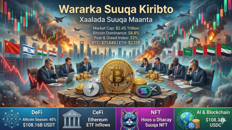 Falanqaynta Maalinlaha ah ee Suuqa Kiribto 14-ka Marso 2026