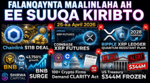 Falanqaynta Maalinlaha ah ee Suuqa Kiribto 25-ka April 2026