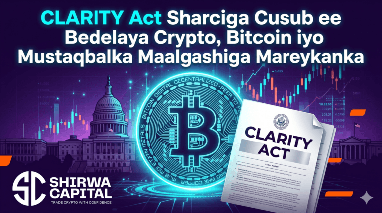 CLARITY Act Sharciga Cusub ee Bedelaya Crypto, Bitcoin iyo Mustaqbalka Maalgashiga Mareykanka