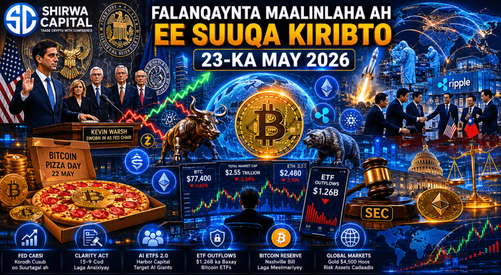 Falanqaynta Maalinlaha ah ee Suuqa Kiribto 23-ka May 2026