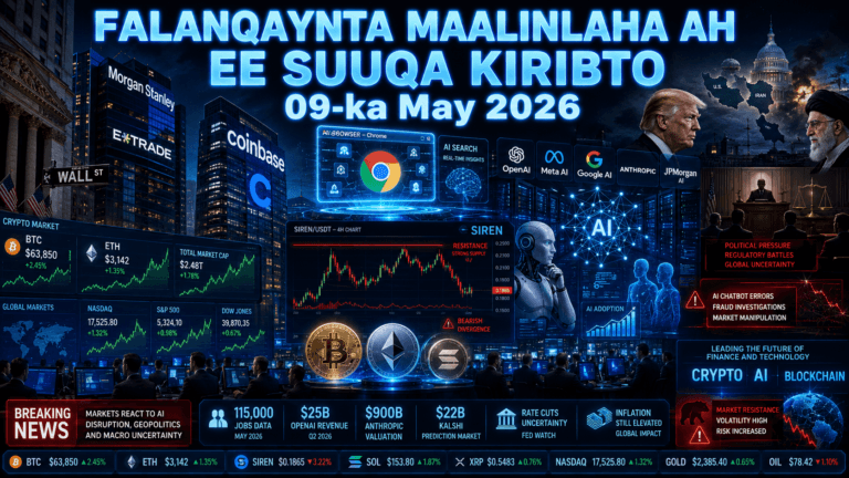 Falanqaynta Maalinlaha ah ee Suuqa Kiribto 09-ka May 2026