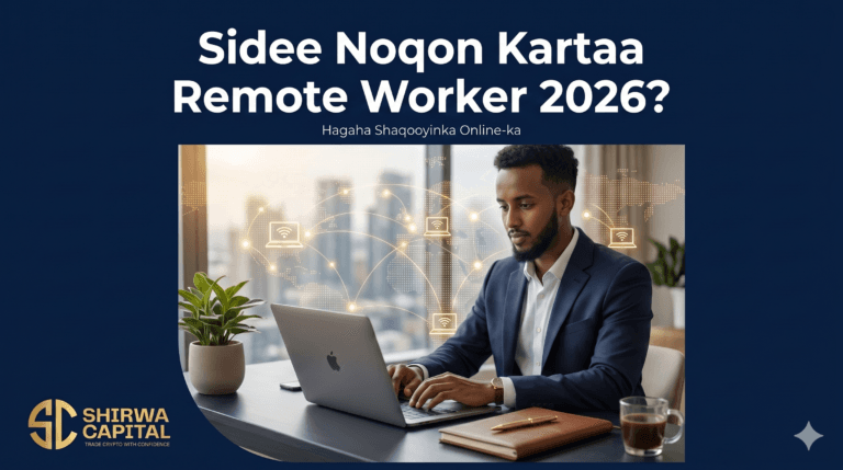 Sidee Noqon Kartaa Remote Worker 2026? Hagaha Shaqooyinka Online-ka ee Bilowga