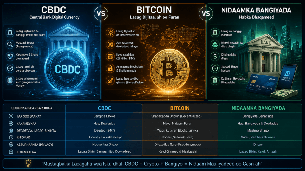 Digital Dollar-ka Mareykanka Maxaa Loo Hakiyay Ilaa 2030? Saamaynta CBDC iyo Mustaqbalka Crypto