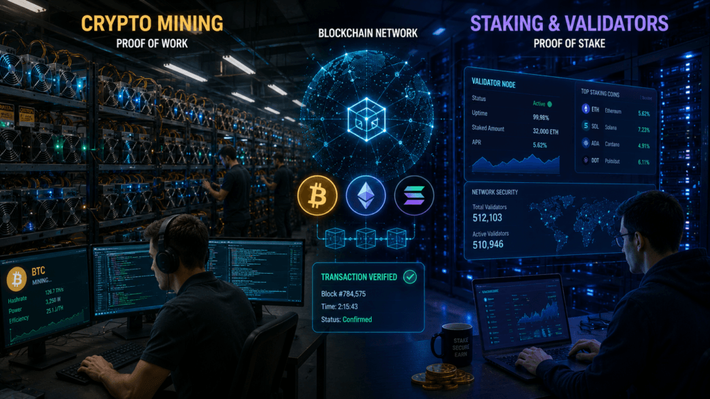 Canshuuraha Crypto ee Staking iyo Mining: Maxay Warshaddu Uga Soo Horjeeddaa Xaddidaadda 5-ta Sano?