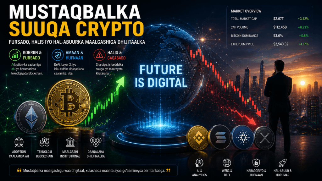 Maxaa Ka Socda Suuqa Crypto Maanta? Falanqayn Ku Saabsan Isbeddellada Ugu Muhiimsan, Saamaynta iyo Waxa La Filan Karo