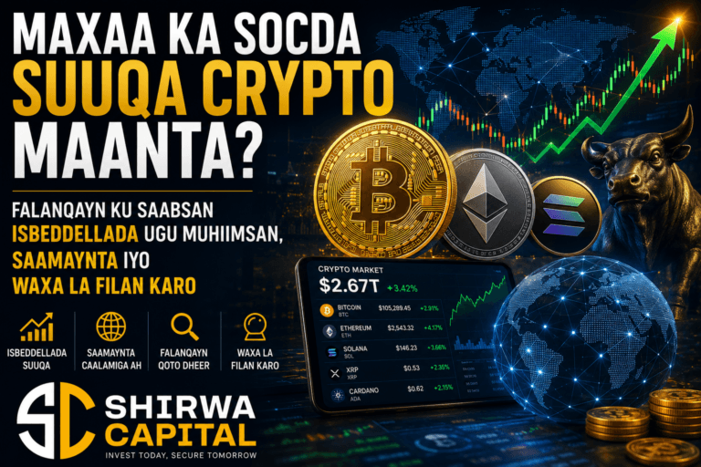 Maxaa Ka Socda Suuqa Crypto Maanta? Falanqayn Ku Saabsan Isbeddellada Ugu Muhiimsan, Saamaynta iyo Waxa La Filan Karo