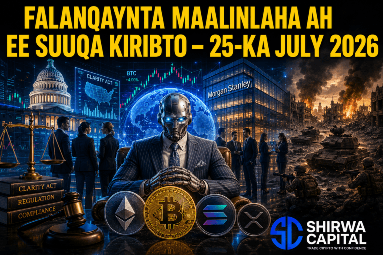 Falanqaynta Maalinlaha ah ee Suuqa Kiribto – 25-ka July 2026