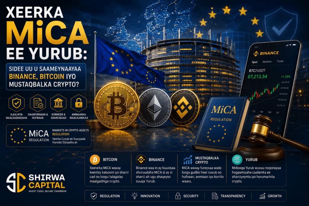 Xeerka MiCA ee Yurub: Sidee Uu U Saameynayaa Binance, Bitcoin iyo Mustaqbalka Crypto?