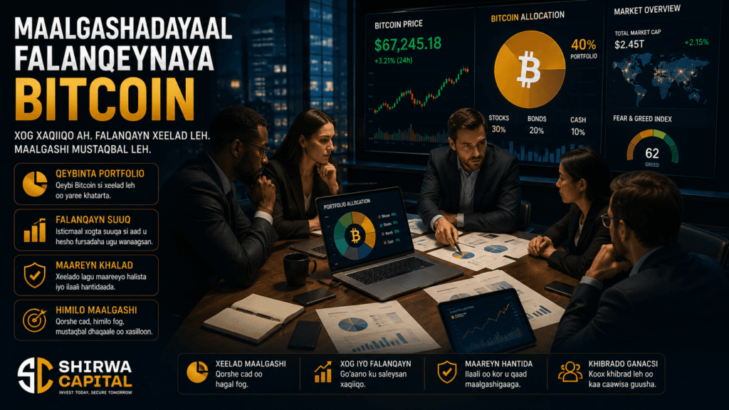 BlackRock: Bitcoin Ma Ku Habboon Yahay Portfolio-gaaga? Falanqayn Ku Saabsan Talooyinka Cusub ee Maalgashiga