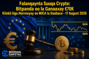 Falanqaynta Suuqa Crypto: Bitpanda oo la Ganaaxay €70K — Kiiskii Ugu Horreeyay ee MiCA la Daabaco — 17 August 2026
