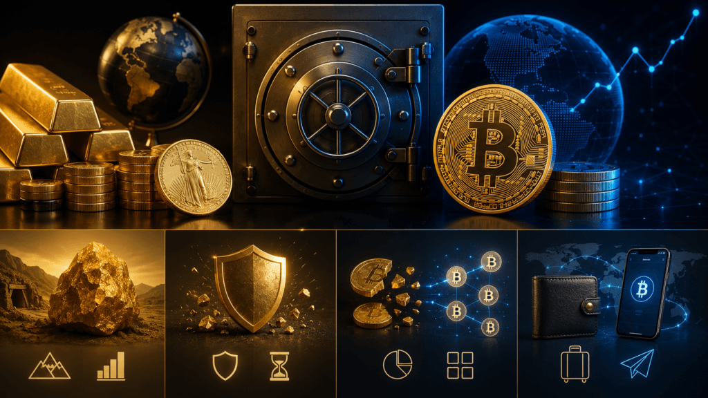 Bitcoin vs Dahab: Kee Ayaa Kayd Qiime Ka Fiican? Barbardhig Dhamaystiran