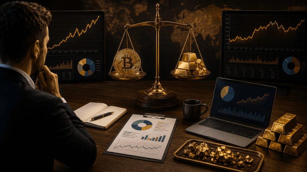 Bitcoin vs Dahab: Kee Ayaa Kayd Qiime Ka Fiican? Barbardhig Dhamaystiran