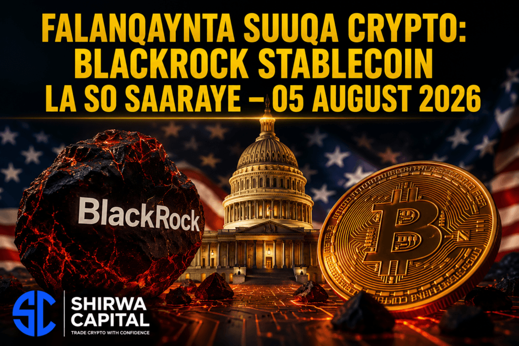 Falanqaynta Suuqa Crypto: BlackRock stablecoin la so saaraye β 05 August 2026