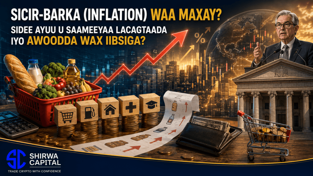 Sicir-bararka (Inflation) Waa Maxay? Sidee Ayuu U Saameeyaa Lacagtaada iyo Awoodda Wax Iibsiga?