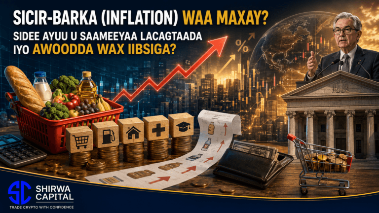Sicir-bararka (Inflation) Waa Maxay? Sidee Ayuu U Saameeyaa Lacagtaada iyo Awoodda Wax Iibsiga?