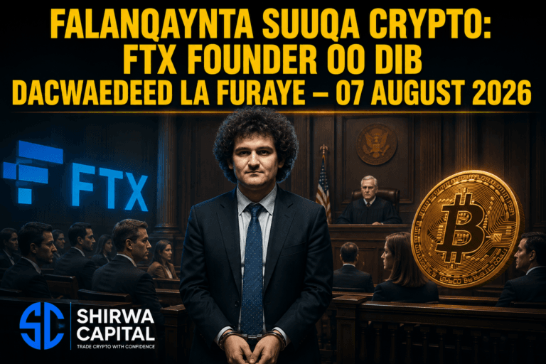 Falanqaynta Suuqa Crypto: FTX founder oo dib dacwadeed la furaye – 07 August 2026