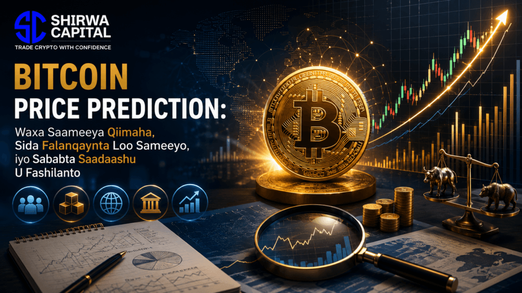 Bitcoin Price Prediction: Waxa Saameeya Qiimaha, Sida Falanqaynta Loo Sameeyo, iyo Sababta Saadaashu U Fashilanto
