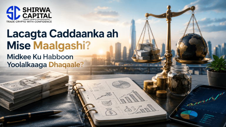 Lacagta Caddaanka ah Mise Maalgashi? Midkee Ku Habboon Yoolalkaaga Dhaqaale?
