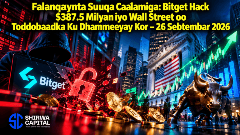 Falanqaynta Suuqa Caalamiga: Bitget Hack $387.5 Milyan iyo Wall Street oo Toddobaadka Ku Dhammeeyay Kor β 26 Sebtembar 2026