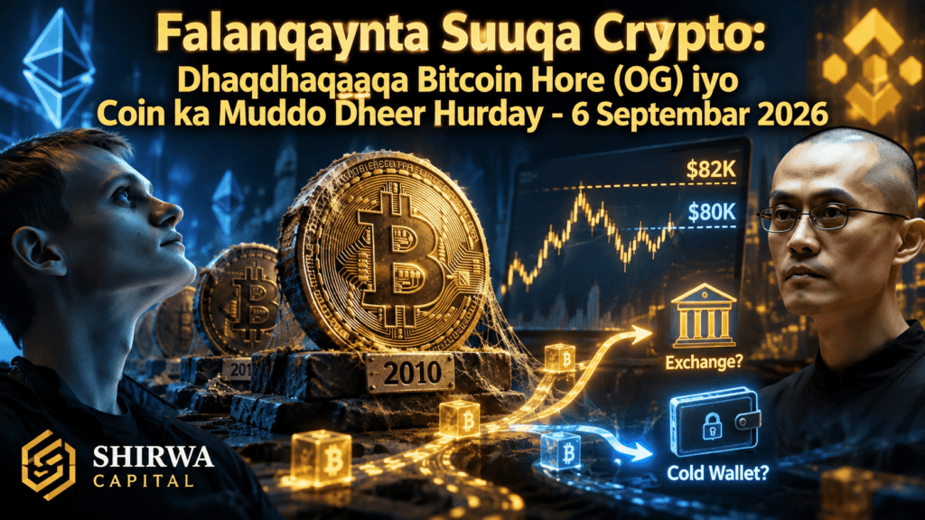Falanqaynta Suuqa Crypto: Dhaqdhaqaaqa Bitcoin Hore (OG) iyo Coin ka Muddo Dheer Hurday - 6 Septembar 2026